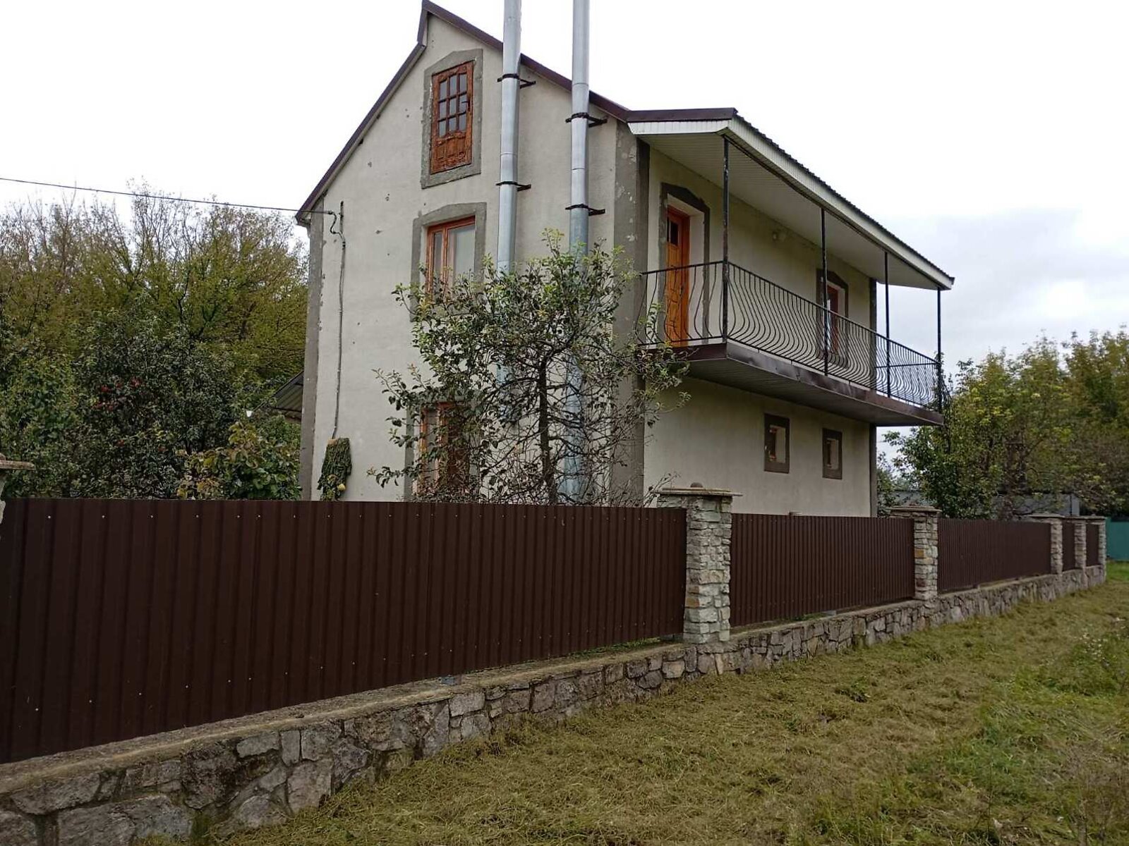 двухэтажный дом беседка, 78.8 кв. м, кирпич. Продажа в Вороновице фото 1