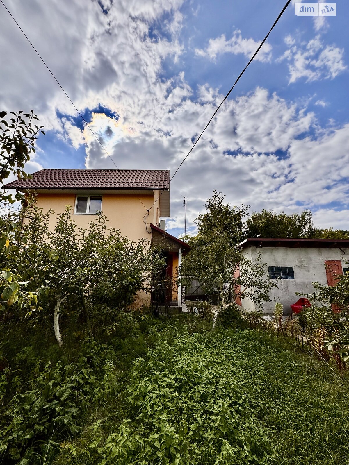 двоповерховий будинок бесідка, 65 кв. м, цегла. Продаж у Жукиному фото 1