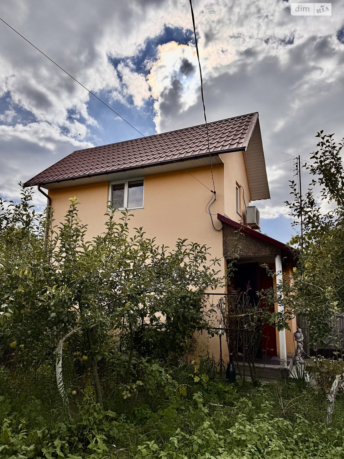 двоповерховий будинок бесідка, 65 кв. м, цегла. Продаж у Жукиному фото 1