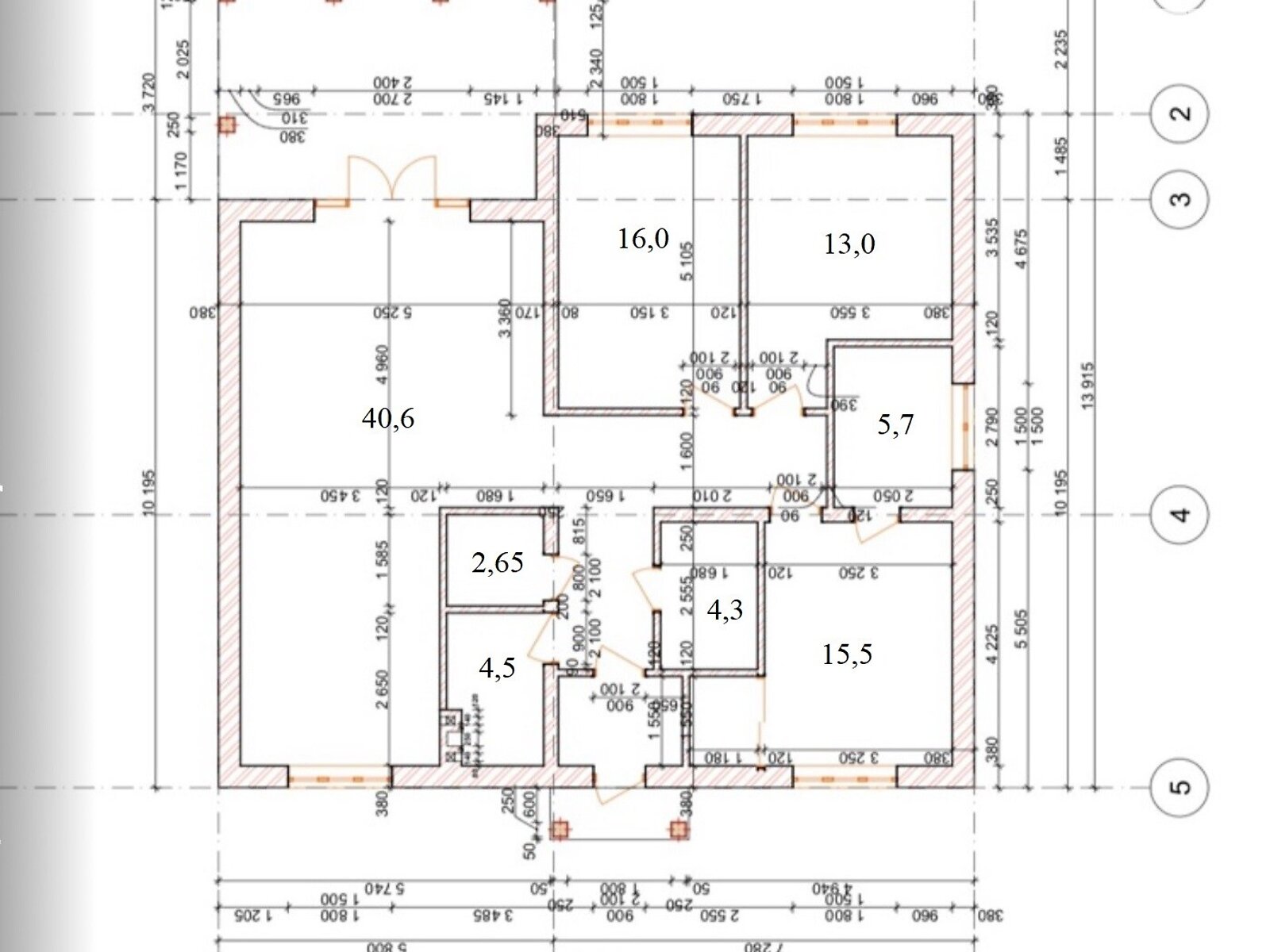 одноэтажный дом с отоплением, 125 кв. м, кирпич. Продажа в Ворзеле фото 1 одноэтажный дом с отоплением, 125 кв. м, кирпич. Продажа в Ворзеле фото 1