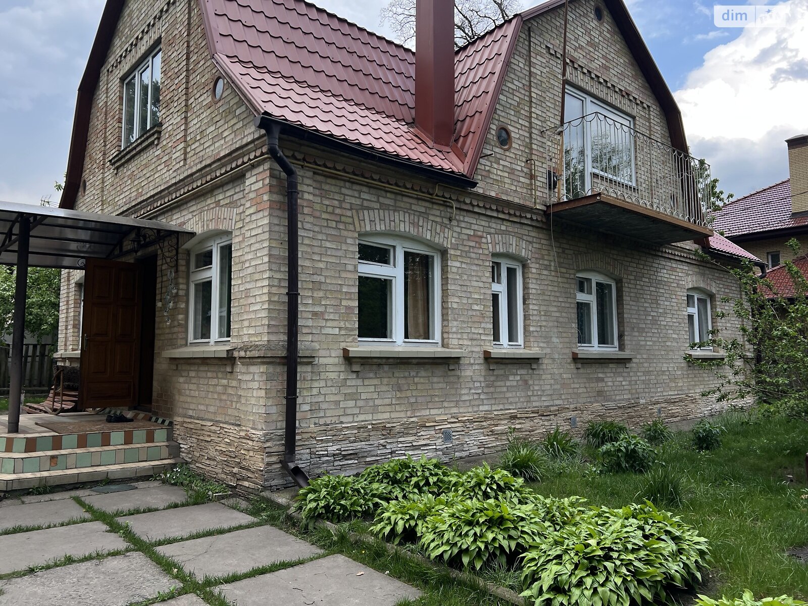 двухэтажный дом с балконом, 150 кв. м, кирпич. Продажа в Ворзеле фото 1 двухэтажный дом с балконом, 150 кв. м, кирпич. Продажа в Ворзеле фото 1