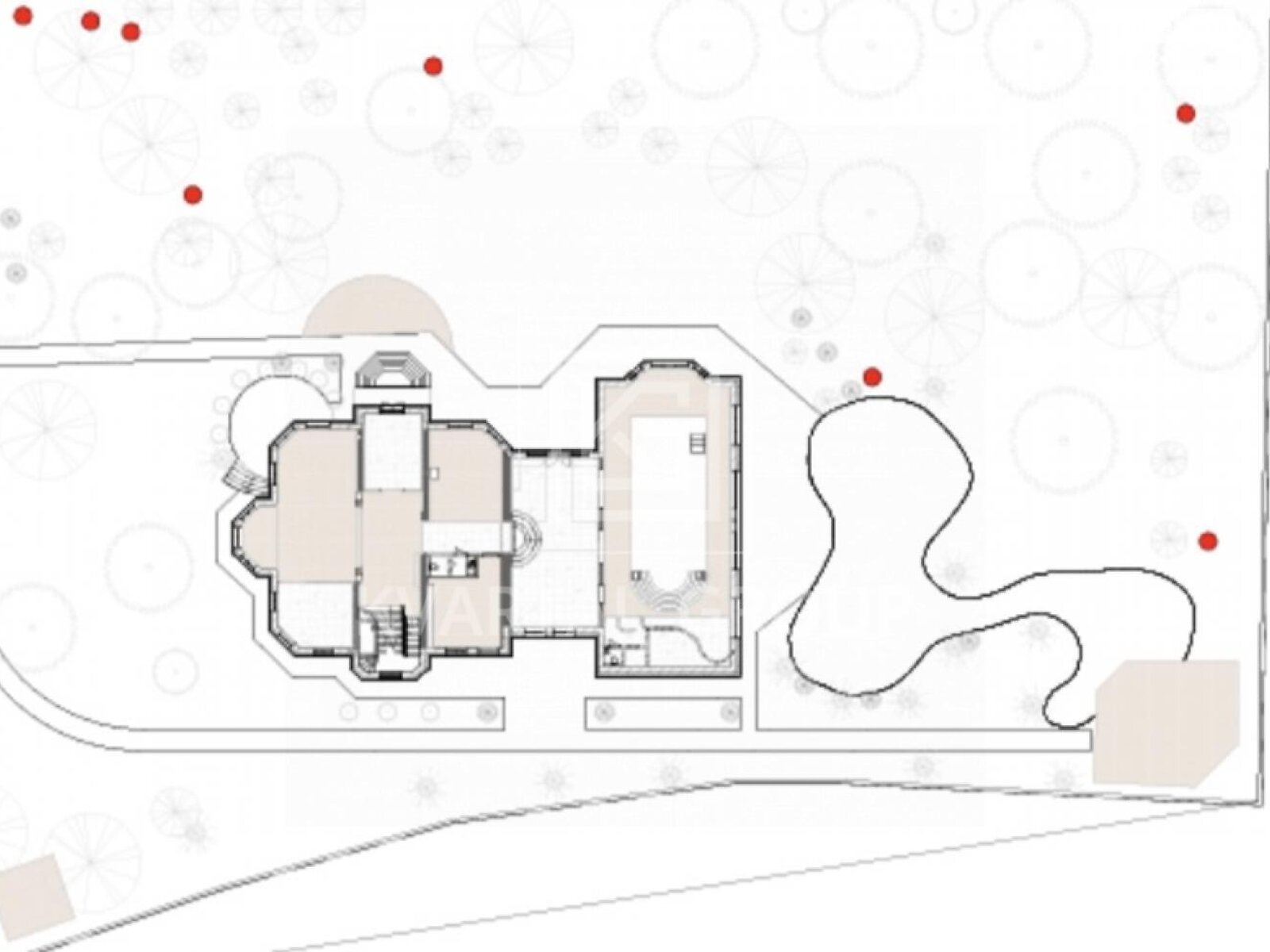 триповерховий будинок з балконом, 1101.5 кв. м, цегла. Продаж у Ворзелі фото 1