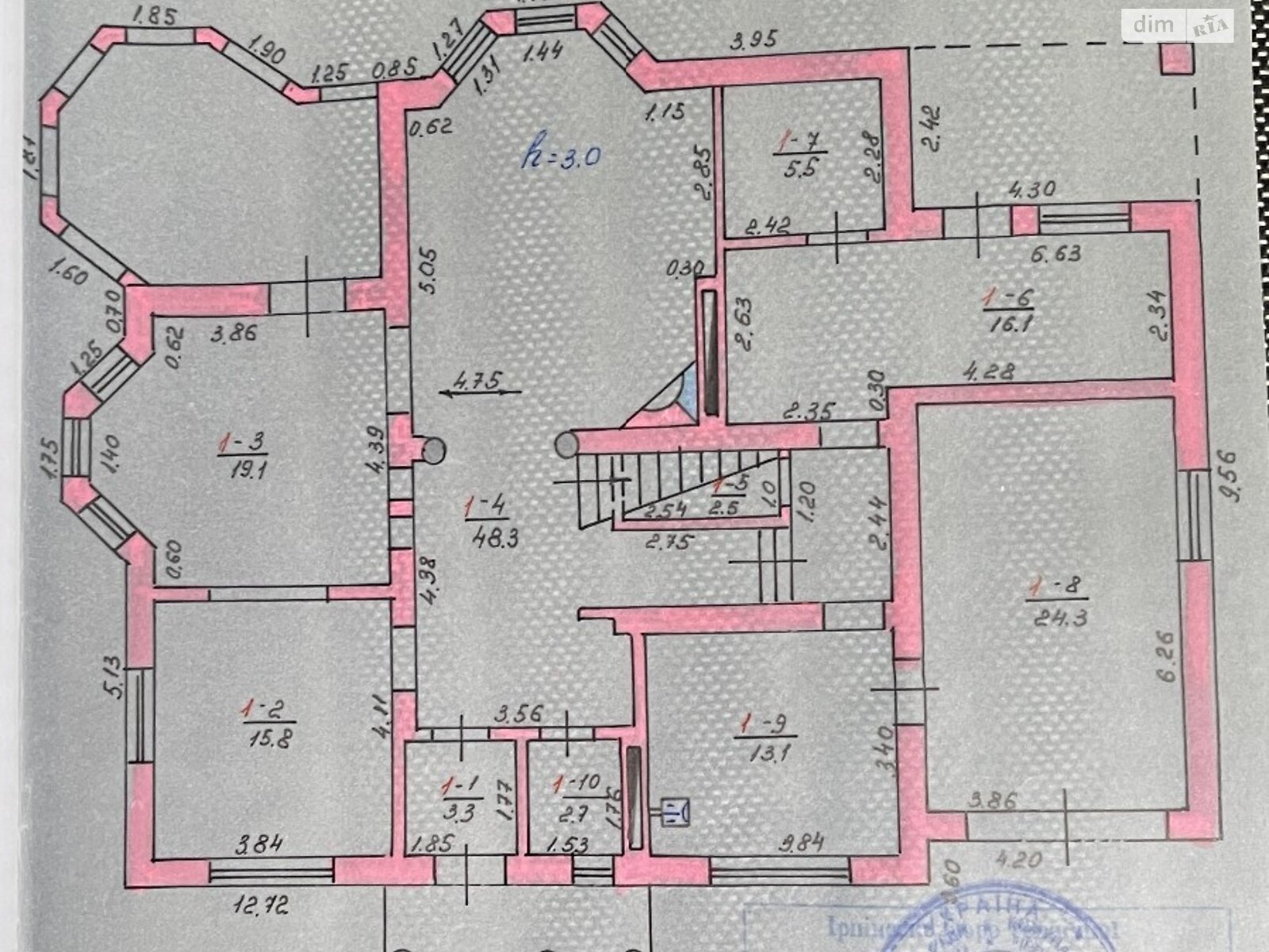 двухэтажный дом с балконом, 273 кв. м, газобетон. Продажа в Ворзеле фото 1