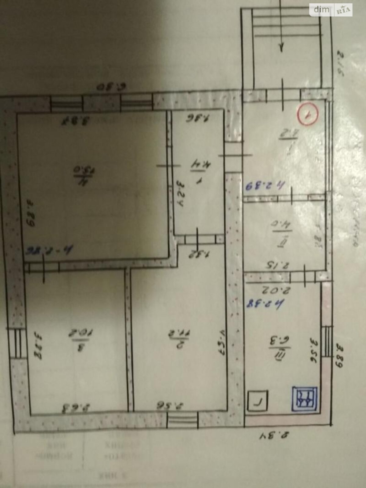 одноэтажный дом с мебелью, 85 кв. м, шлакоблок. Продажа в Вознесенске фото 1