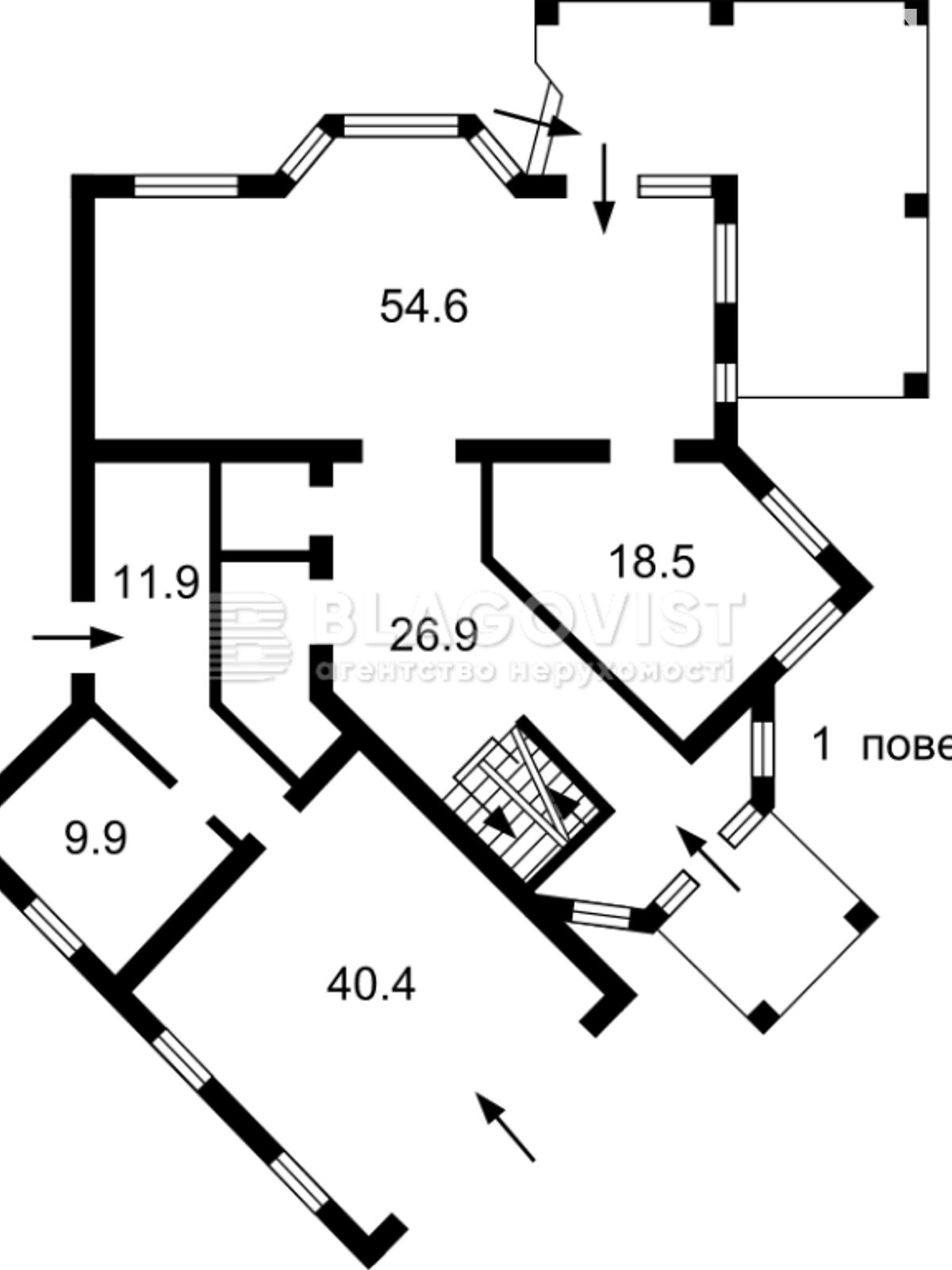 двухэтажный дом веранда, 514 кв. м, кирпич. Продажа в Хотяновке фото 1