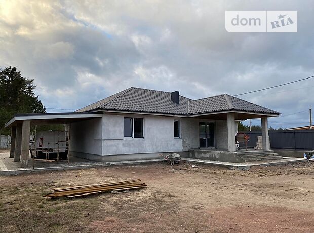 одноповерховий будинок з терасою, 100 кв. м, пінобетон. Продаж в Хотянівці (Київська обл.) фото 1 одноповерховий будинок з терасою, 100 кв. м, пінобетон. Продаж в Хотянівці (Київська обл.) фото 1