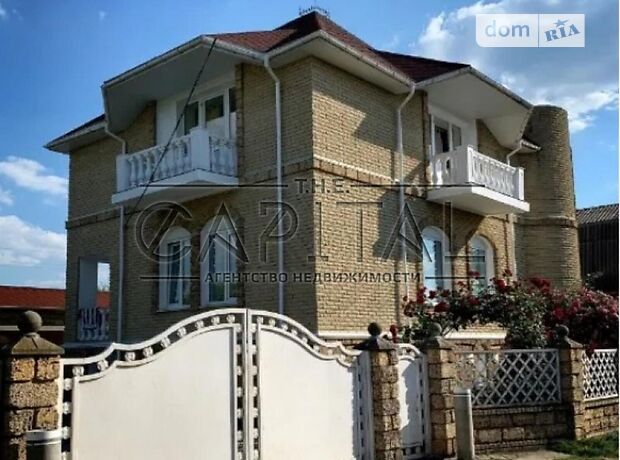 трехэтажный дом с террасой, 210 кв. м, кирпич. Продажа в Хотяновке (Киевская обл.) фото 1