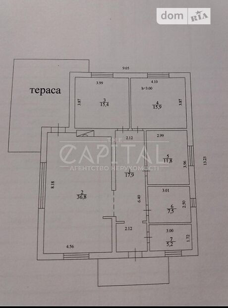 одноэтажный дом, 115 кв. м, кирпич. Продажа в Хотяновке (Киевская обл.) фото 1 одноэтажный дом, 115 кв. м, кирпич. Продажа в Хотяновке (Киевская обл.) фото 1