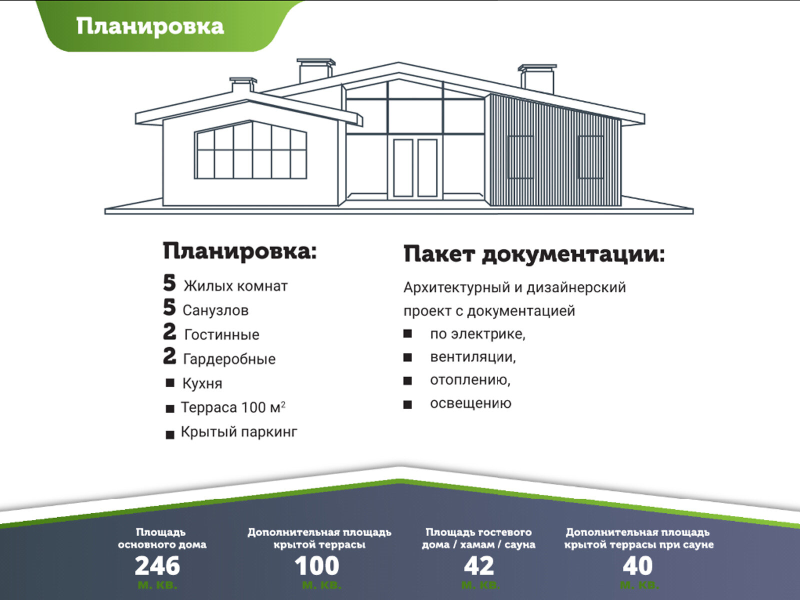 одноповерховий будинок, 246 кв. м, цегла. Продаж у Лебедівці фото 1