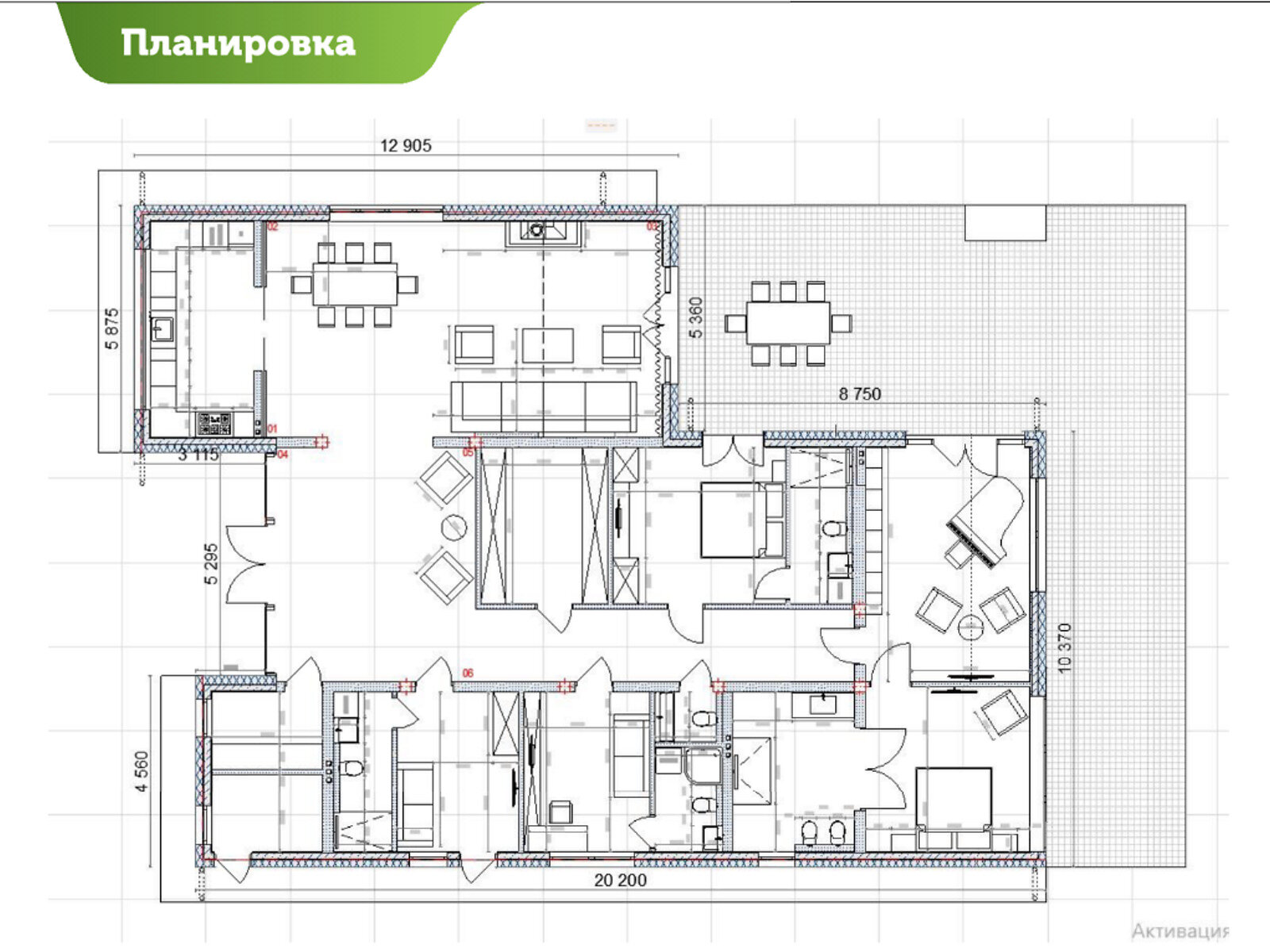 одноповерховий будинок, 246 кв. м, цегла. Продаж у Лебедівці фото 1