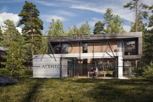 двухэтажный дом с гаражом, 216 кв. м, кирпич. Продажа в Лебедевке фото 2