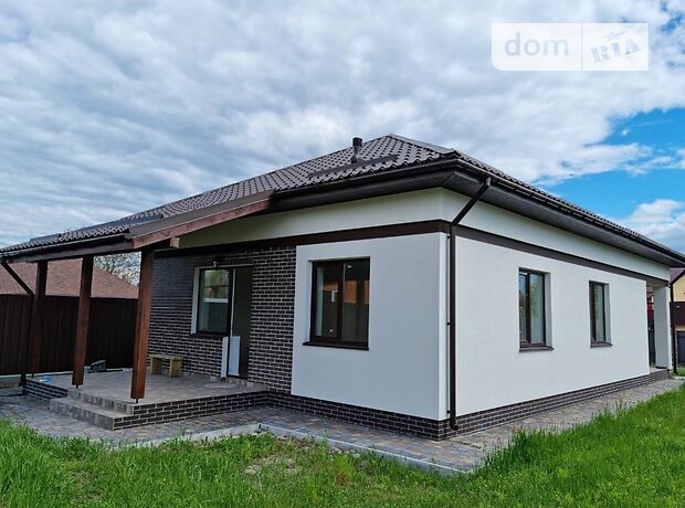 одноэтажный дом с террасой, 100 кв. м, газобетон. Продажа в Осещине (Киевская обл.) фото 1 одноэтажный дом с террасой, 100 кв. м, газобетон. Продажа в Осещине (Киевская обл.) фото 1