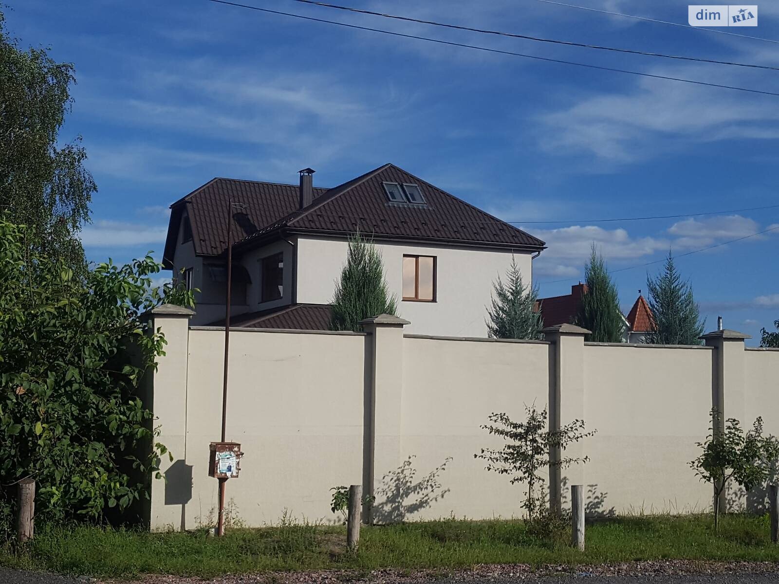 двухэтажный дом с верандой, 350 кв. м, пеноблок. Продажа в Вышгороде район Вышгород фото 1