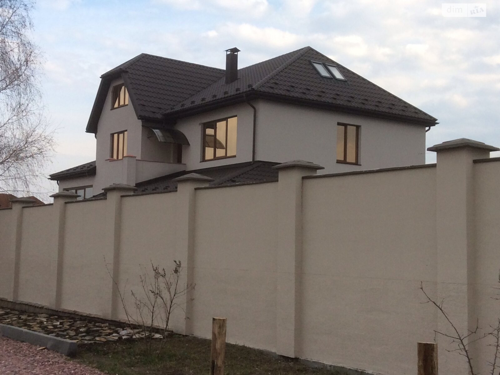 двухэтажный дом с верандой, 350 кв. м, пеноблок. Продажа в Вышгороде район Вышгород фото 1