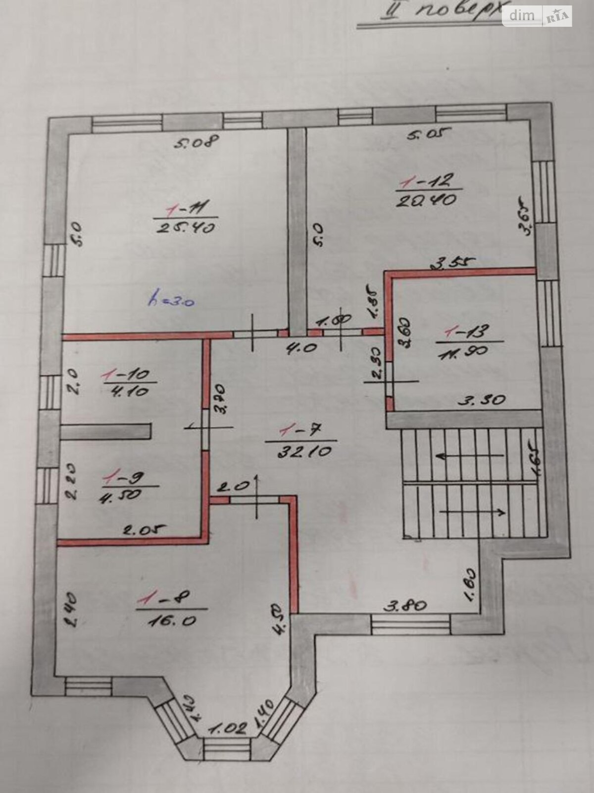 двоповерховий будинок, 280 кв. м, кирпич. Продаж у Високому фото 1