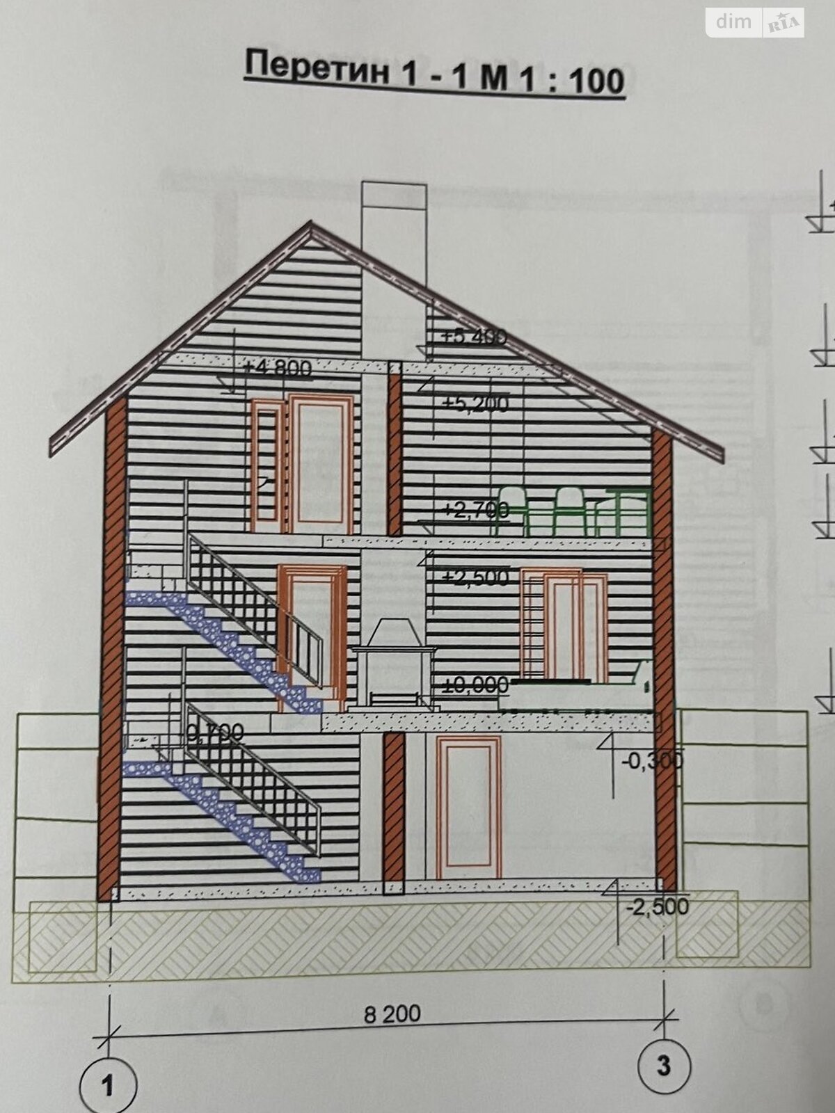 триповерховий будинок з балконом, 173.2 кв. м, монолітно-блочний. Продаж у Яблуниці фото 1 триповерховий будинок з балконом, 173.2 кв. м, монолітно-блочний. Продаж у Яблуниці фото 1