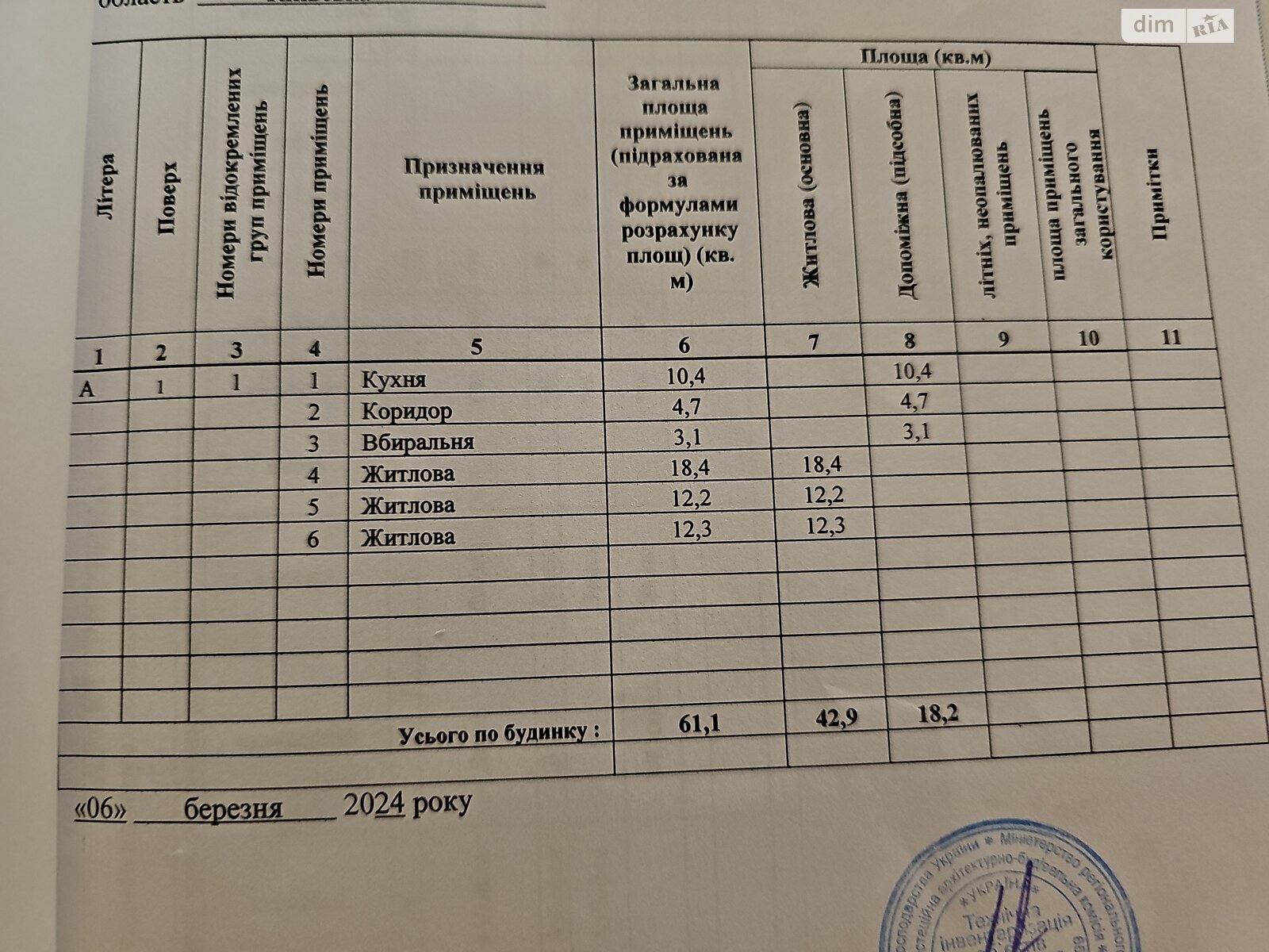 одноэтажный дом с балконом, 61 кв. м, кирпич. Продажа в Яготине район Яготин фото 1