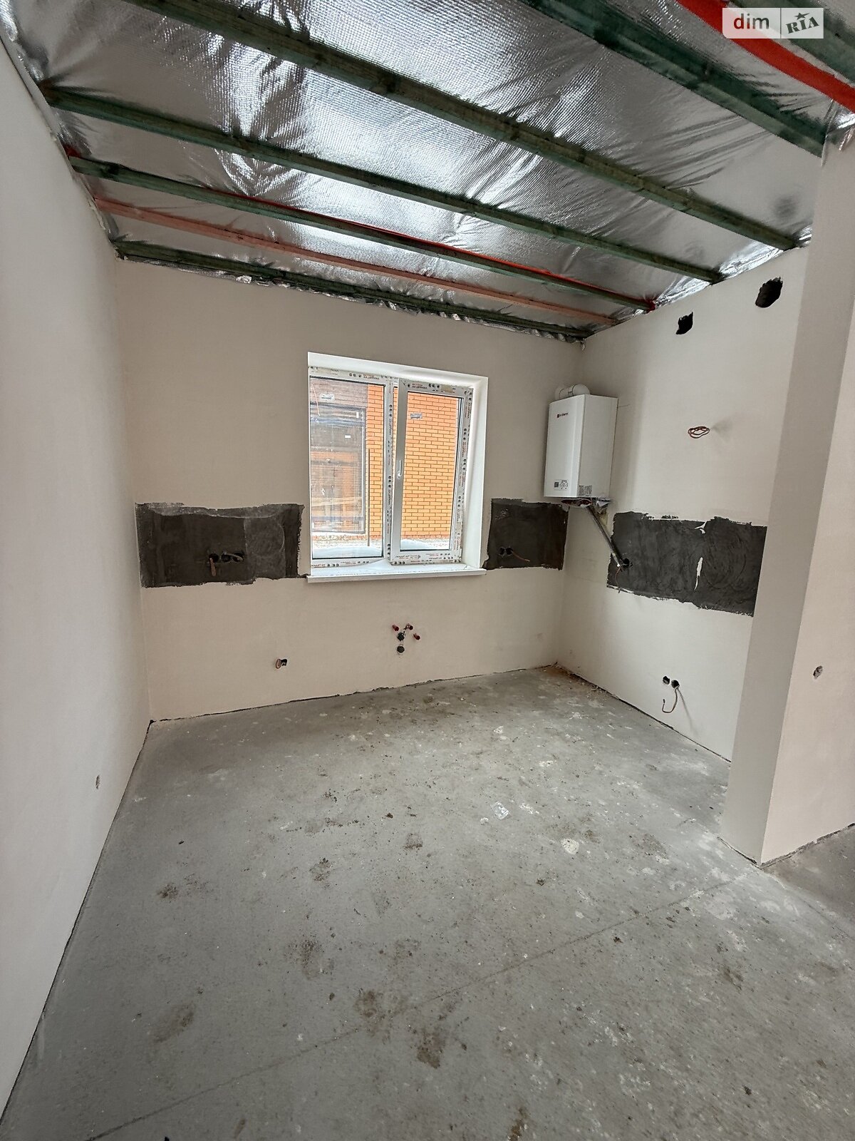 одноэтажный дом с отоплением, 87 кв. м, кирпич. Продажа в Якушинцах фото 1