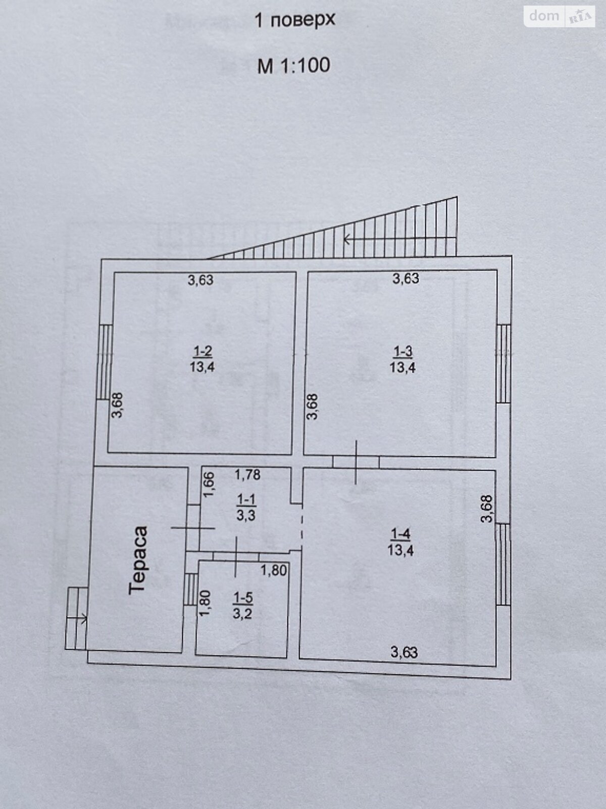 двоповерховий будинок з ремонтом, 134 кв. м, кирпич. Продаж у Поляниці фото 1