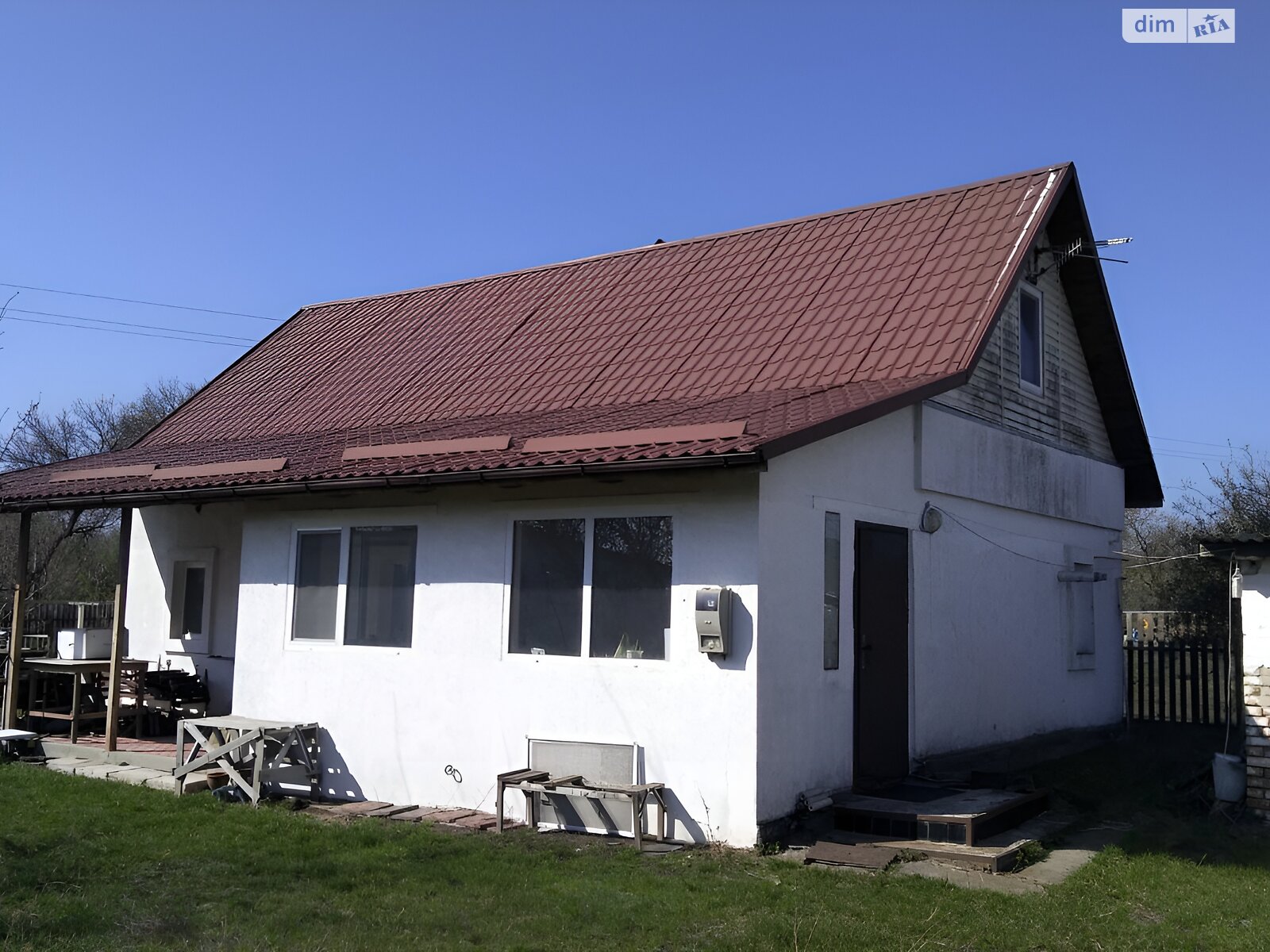 одноповерховий будинок бесідка, 90 кв. м, зруб. Продаж у Яцьках фото 1