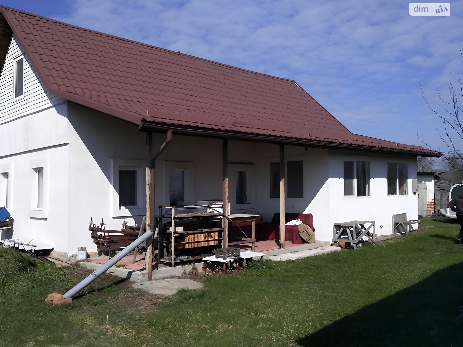 одноповерховий будинок бесідка, 90 кв. м, зруб. Продаж у Яцьках фото 1