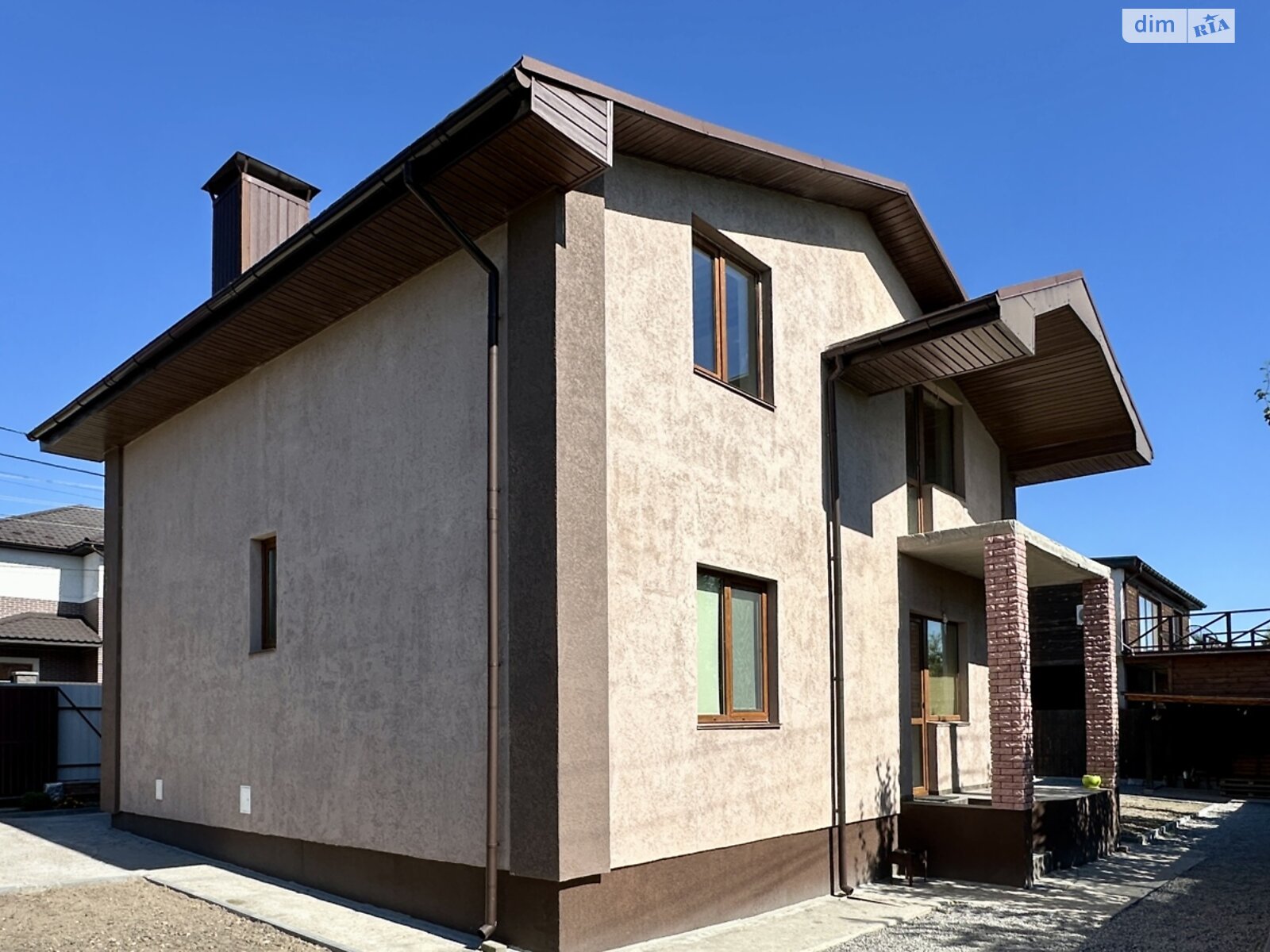 двухэтажный дом с верандой, 133.4 кв. м, пеноблок. Продажа в Юровке фото 1