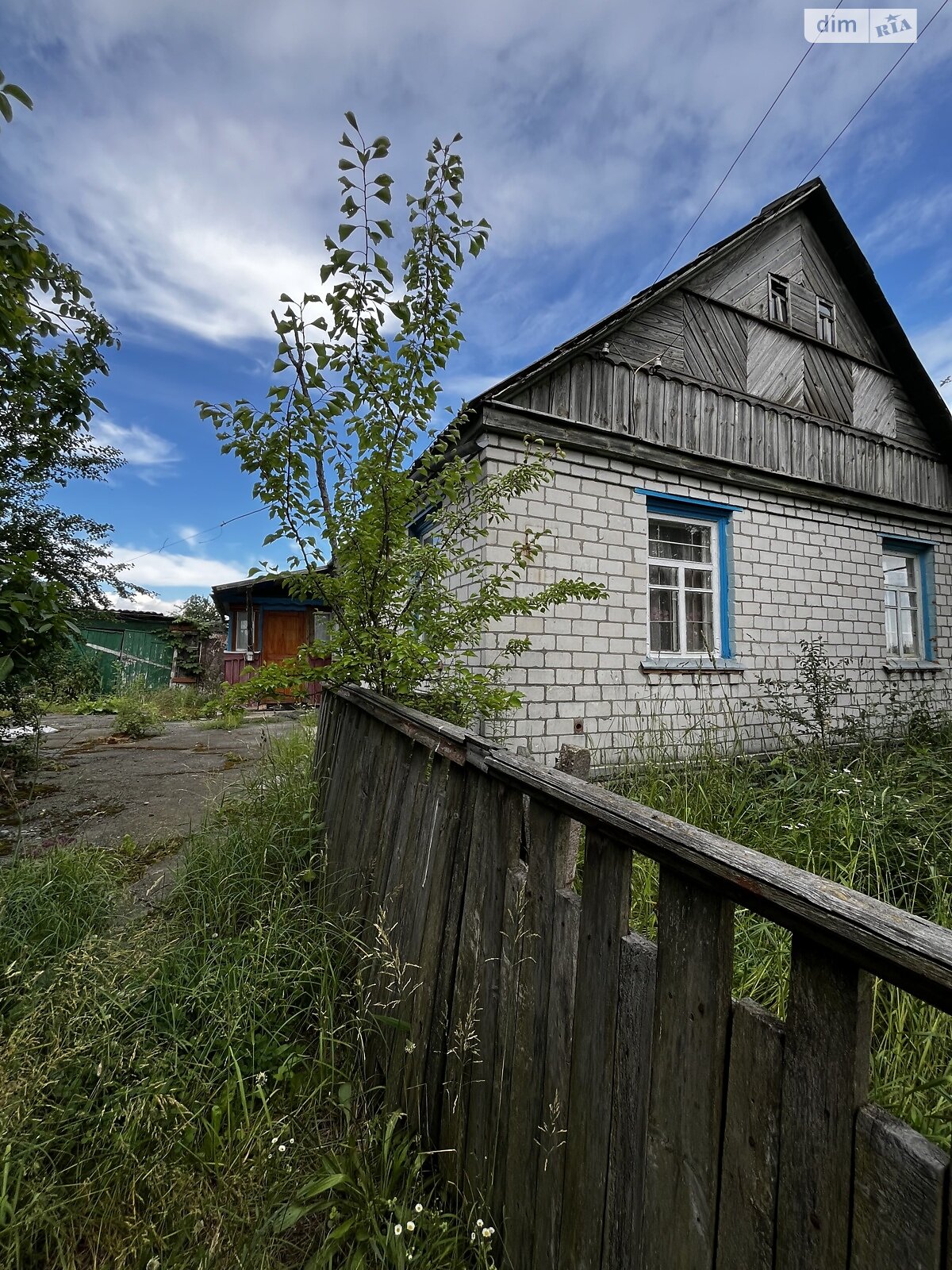 одноэтажный дом, 88.5 кв. м, дерево и кирпич. Продажа в Забродье фото 1