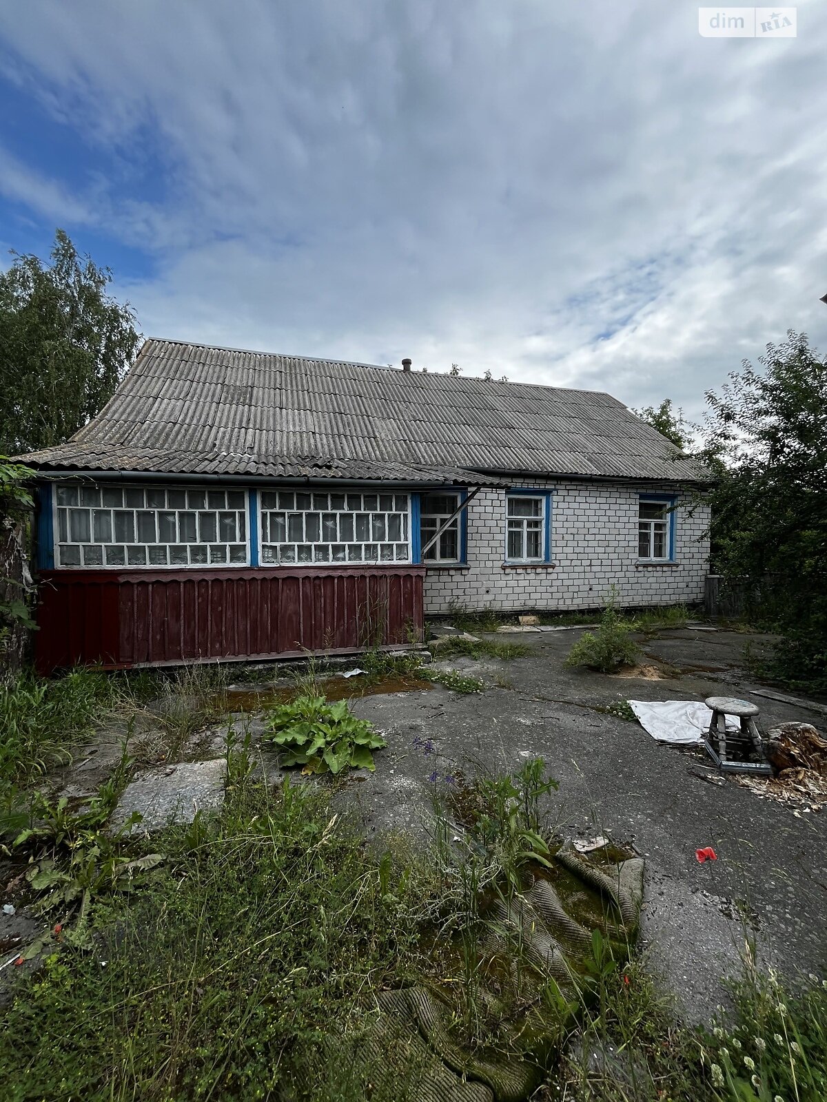 одноэтажный дом, 88.5 кв. м, дерево и кирпич. Продажа в Забродье фото 1