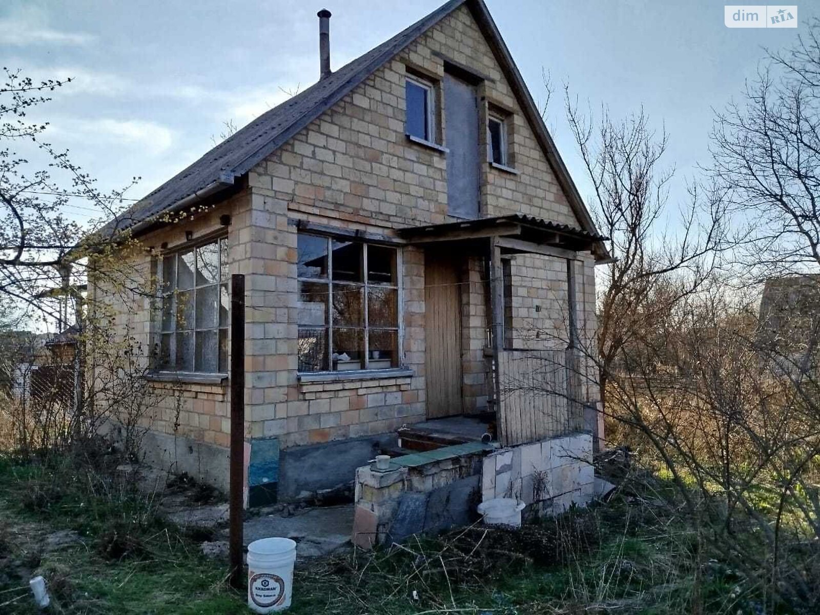 двухэтажный дом с верандой, 41.7 кв. м, дерево и кирпич. Продажа в Забучье фото 1 двухэтажный дом с верандой, 41.7 кв. м, дерево и кирпич. Продажа в Забучье фото 1