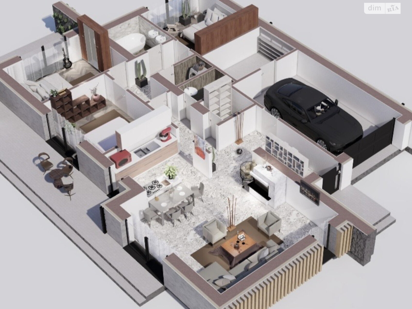 одноповерховий будинок, 150 кв. м, кирпич. Продаж у Забір’ї фото 1