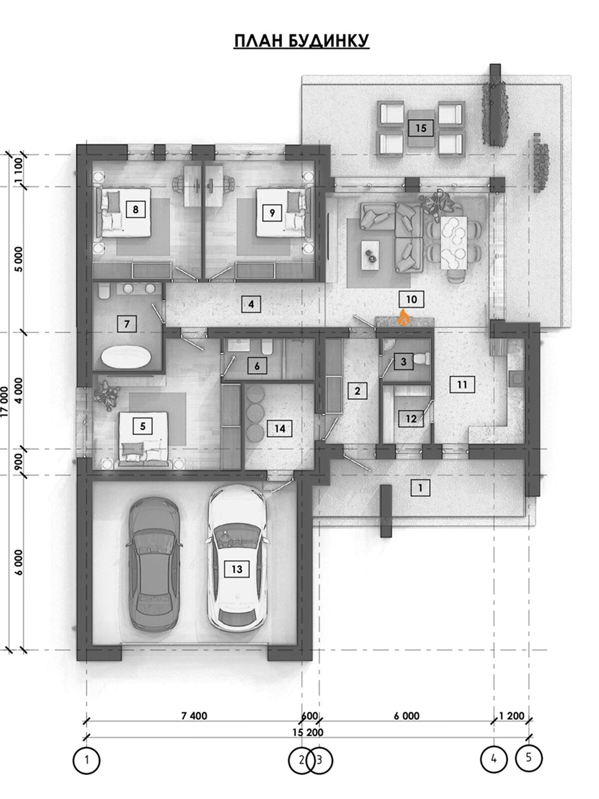 одноэтажный дом с гаражом, 175 кв. м, кирпич. Продажа в Забырье фото 1