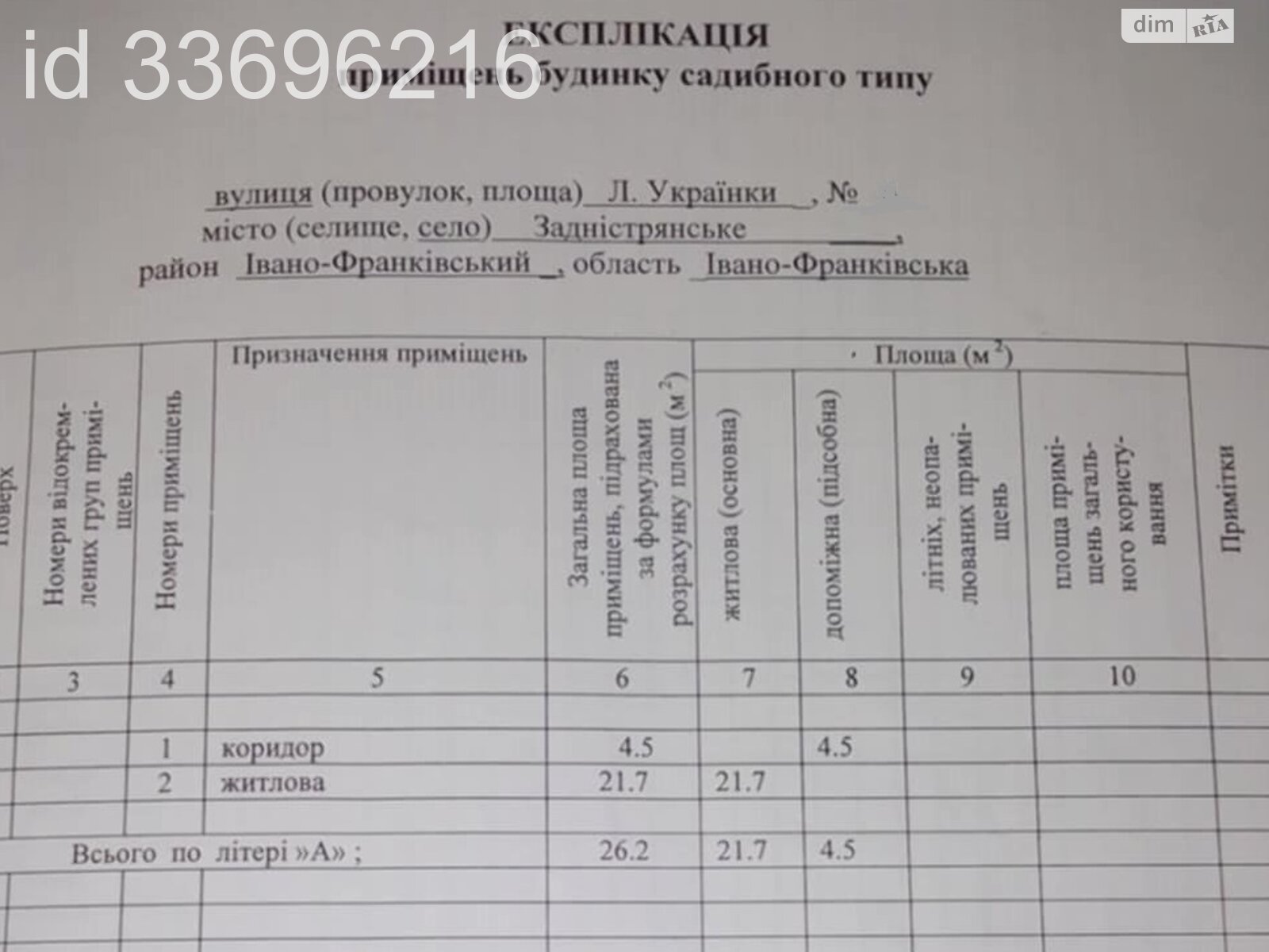 одноповерховий будинок з верандою, 26.2 кв. м, цегла. Продаж у Задністрянському фото 1 одноповерховий будинок з верандою, 26.2 кв. м, цегла. Продаж у Задністрянському фото 1