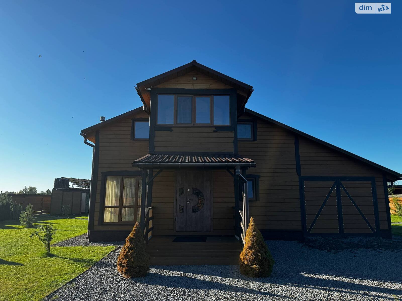 двухэтажный дом с верандой, 140 кв. м, брус. Продажа в Залесье фото 1