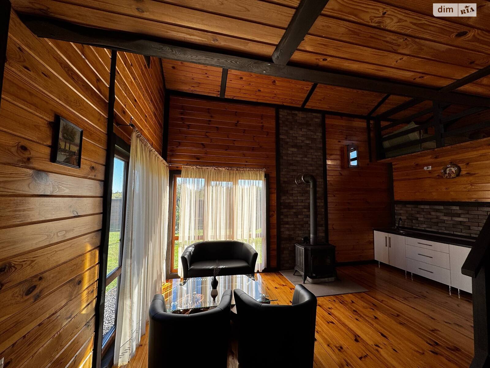 двухэтажный дом с верандой, 140 кв. м, брус. Продажа в Залесье фото 1