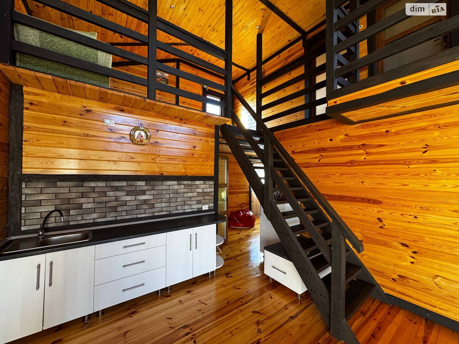 двухэтажный дом с верандой, 140 кв. м, брус. Продажа в Залесье фото 1