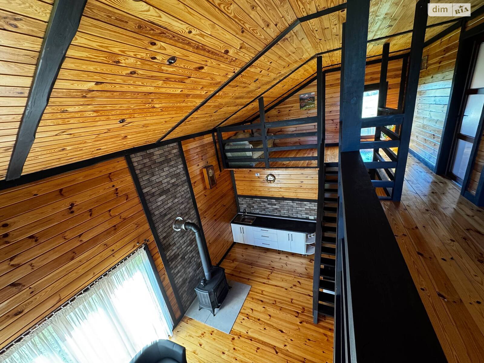 двухэтажный дом с верандой, 140 кв. м, брус. Продажа в Залесье фото 1