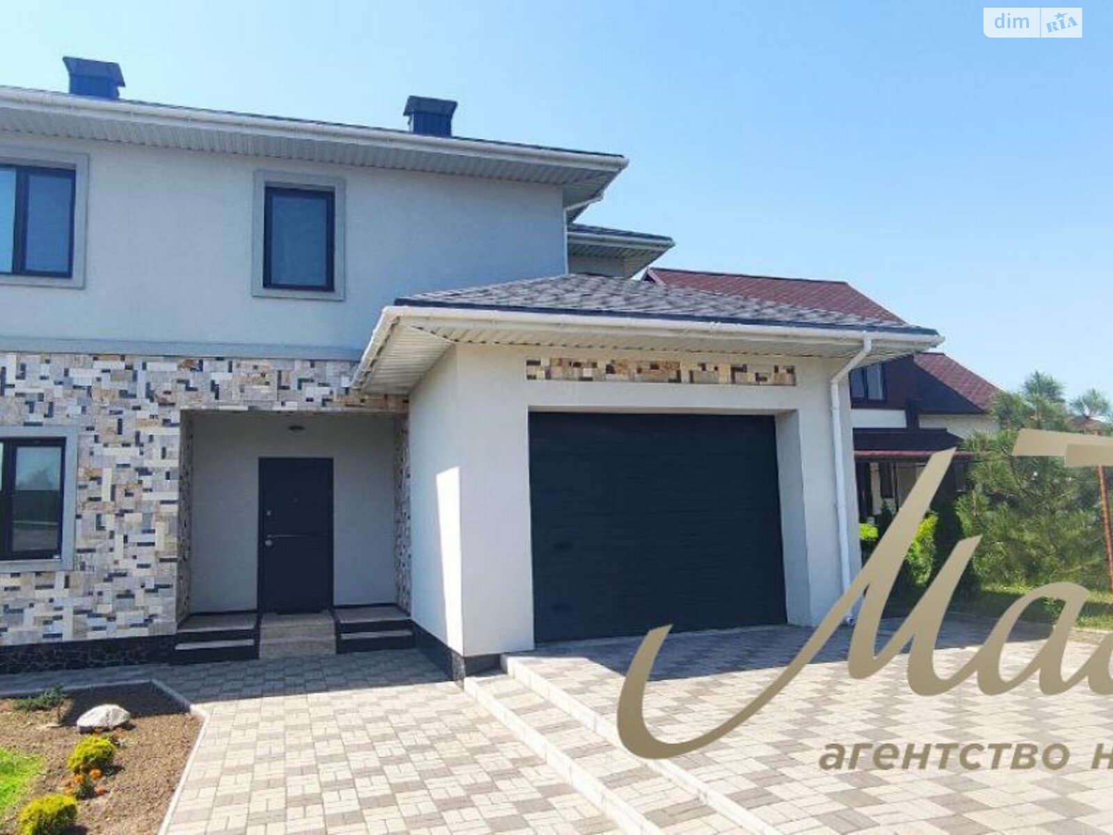 двоповерховий будинок з гаражем, 240 кв. м, газобетон. Продаж у Сонячне фото 1 двоповерховий будинок з гаражем, 240 кв. м, газобетон. Продаж у Сонячне фото 1