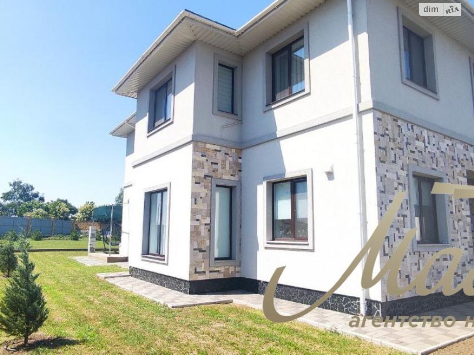 двоповерховий будинок з гаражем, 240 кв. м, газобетон. Продаж у Сонячне фото 1 двоповерховий будинок з гаражем, 240 кв. м, газобетон. Продаж у Сонячне фото 1