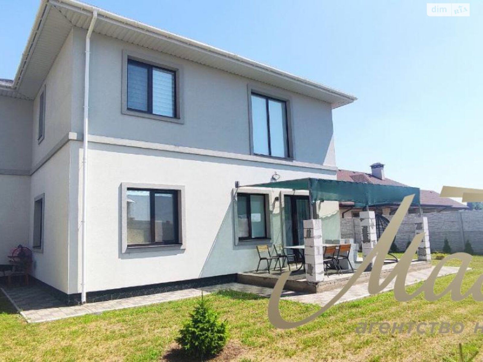 двоповерховий будинок з гаражем, 240 кв. м, газобетон. Продаж у Сонячне фото 1 двоповерховий будинок з гаражем, 240 кв. м, газобетон. Продаж у Сонячне фото 1