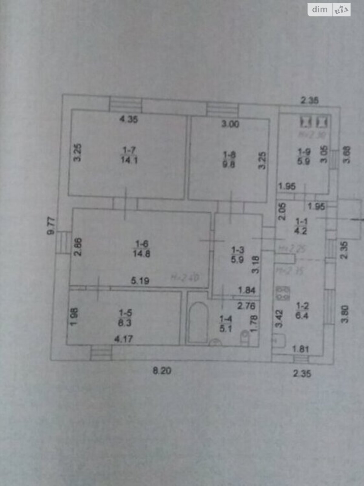 одноэтажный дом, 74 кв. м, глинобитный. Продажа в Запорожье район Коммунарский фото 1