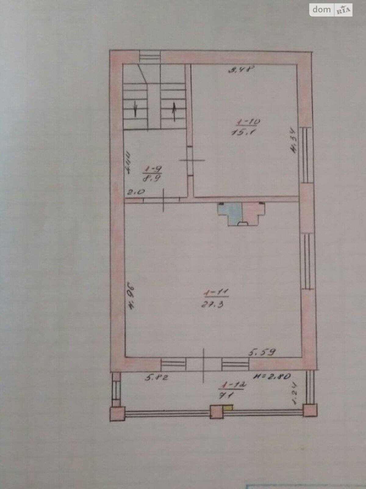 двухэтажный дом веранда, 122 кв. м, кирпич. Продажа в Запорожье район Осипенковский фото 1