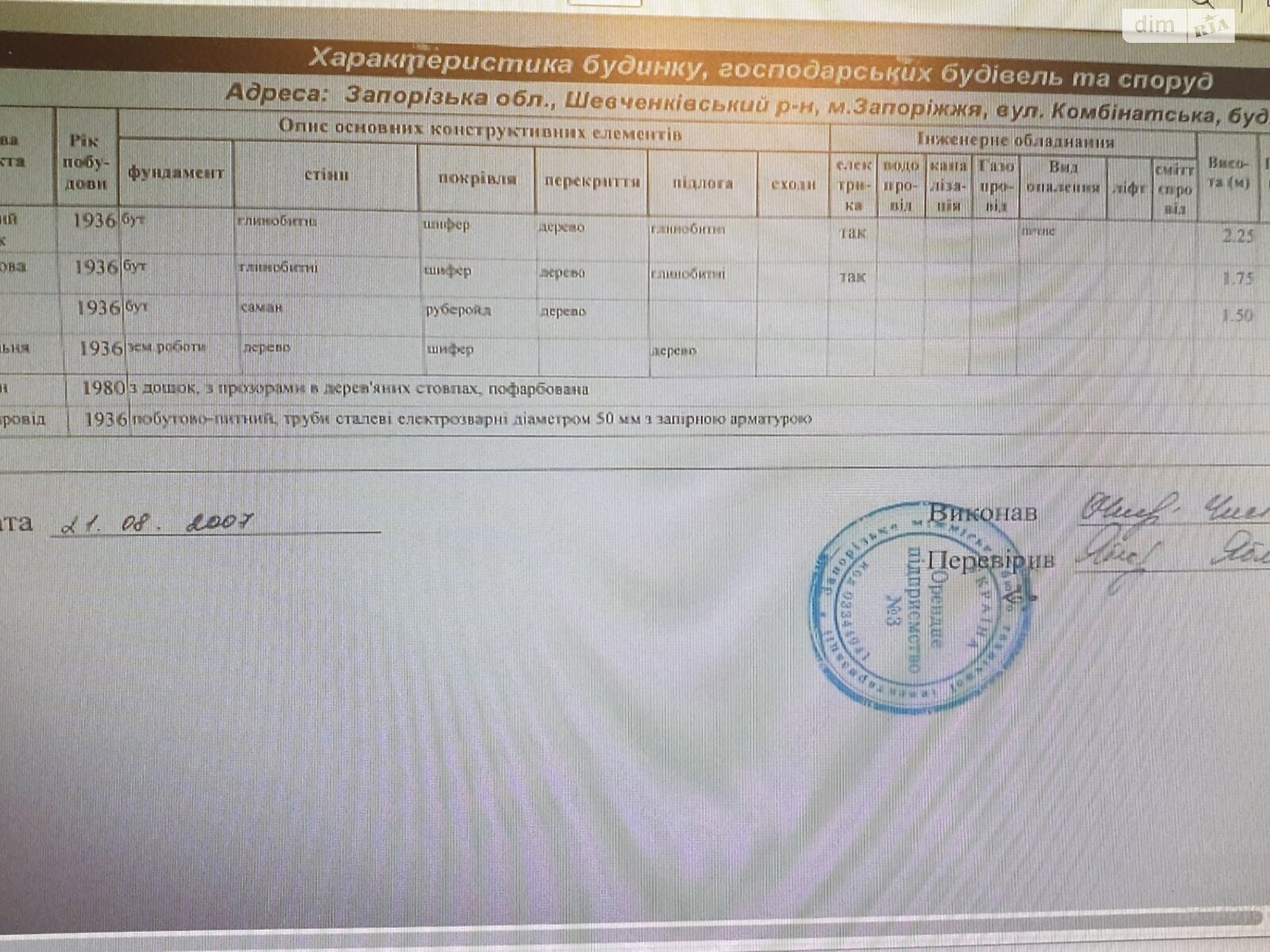 одноэтажный дом с отоплением, 50 кв. м, кирпич саманный. Продажа в Запорожье район Шевченковский фото 1