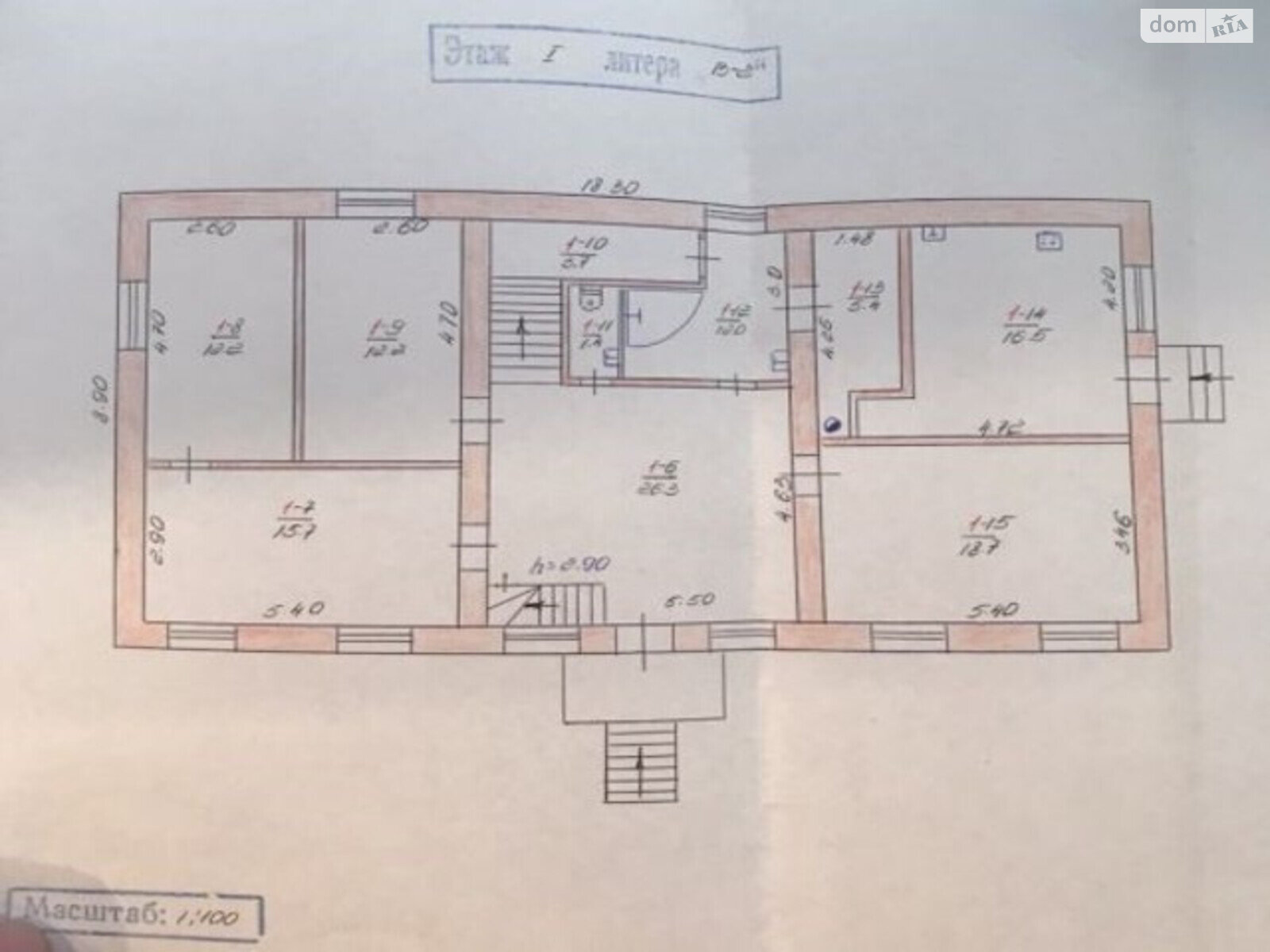 двоповерховий будинок з ремонтом, 369.4 кв. м, цегла. Продаж в Запоріжжі, район Шевченківський фото 1