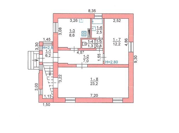 двоповерховий будинок з садом, 125 кв. м, кирпич. Продаж в Запоріжжі, район Вознесенівський (Орджонікідзевський) фото 1 двоповерховий будинок з садом, 125 кв. м, кирпич. Продаж в Запоріжжі, район Вознесенівський (Орджонікідзевський) фото 1