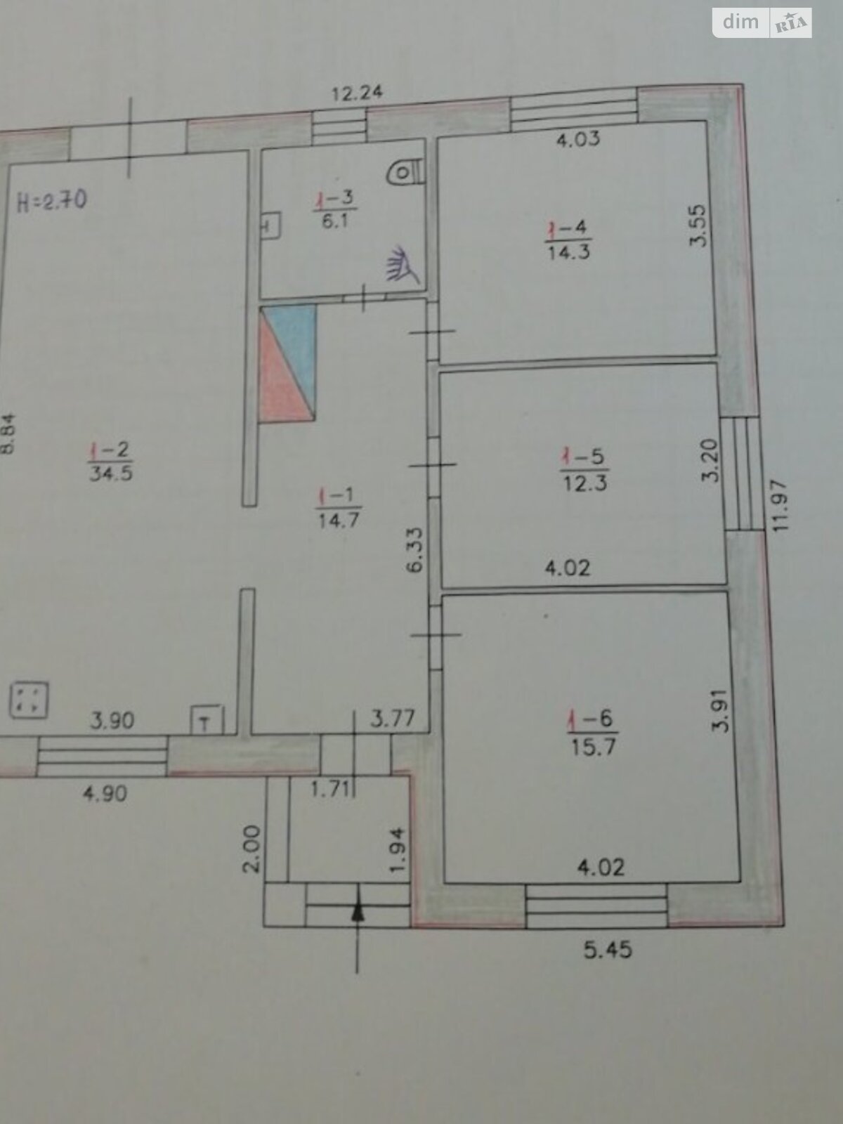 одноэтажный дом, 100 кв. м, газобетон. Продажа в Заречанах фото 1