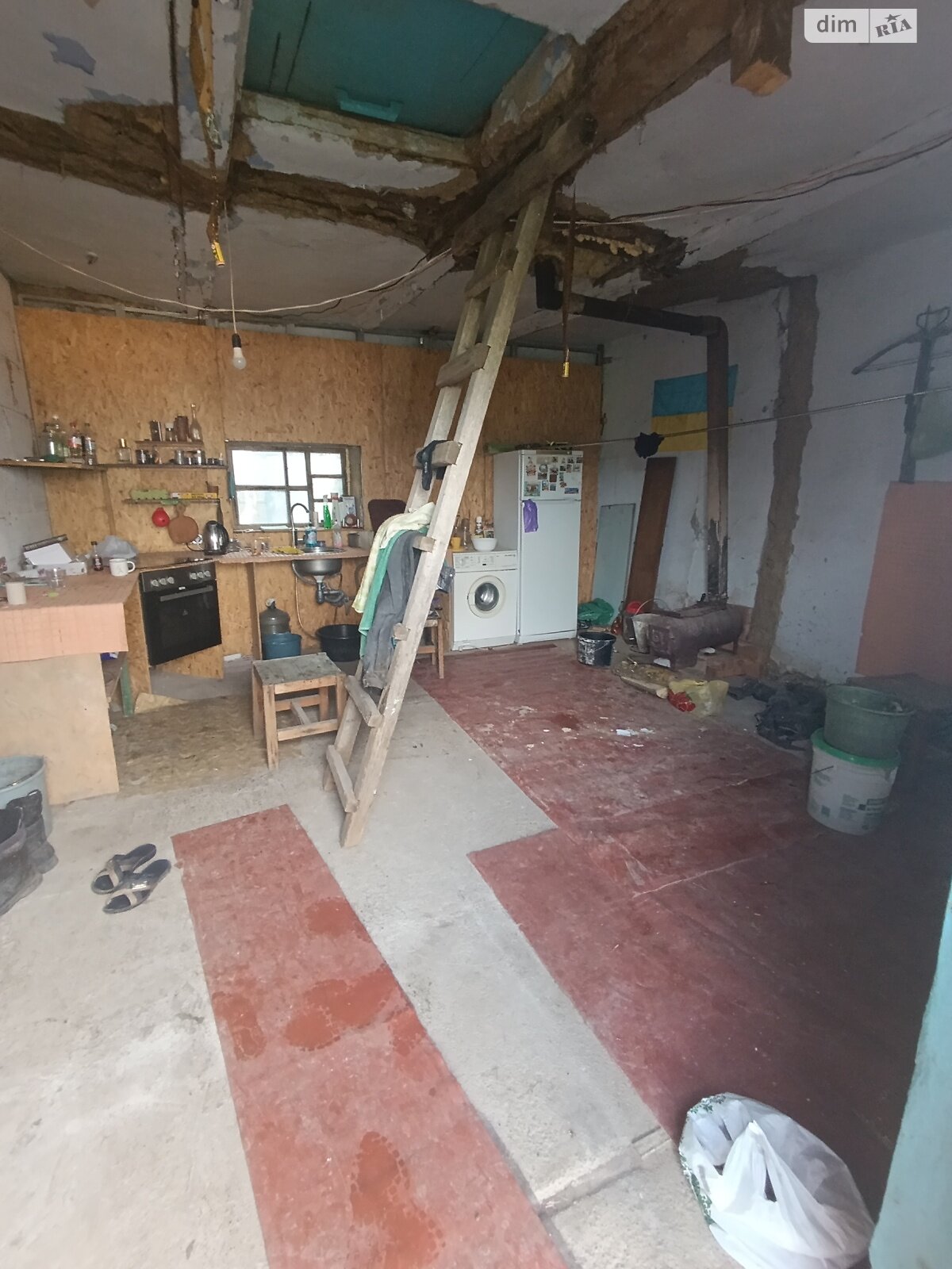 одноэтажный дом, 50 кв. м, глинобитный. Продажа в Зарудье фото 1 одноэтажный дом, 50 кв. м, глинобитный. Продажа в Зарудье фото 1