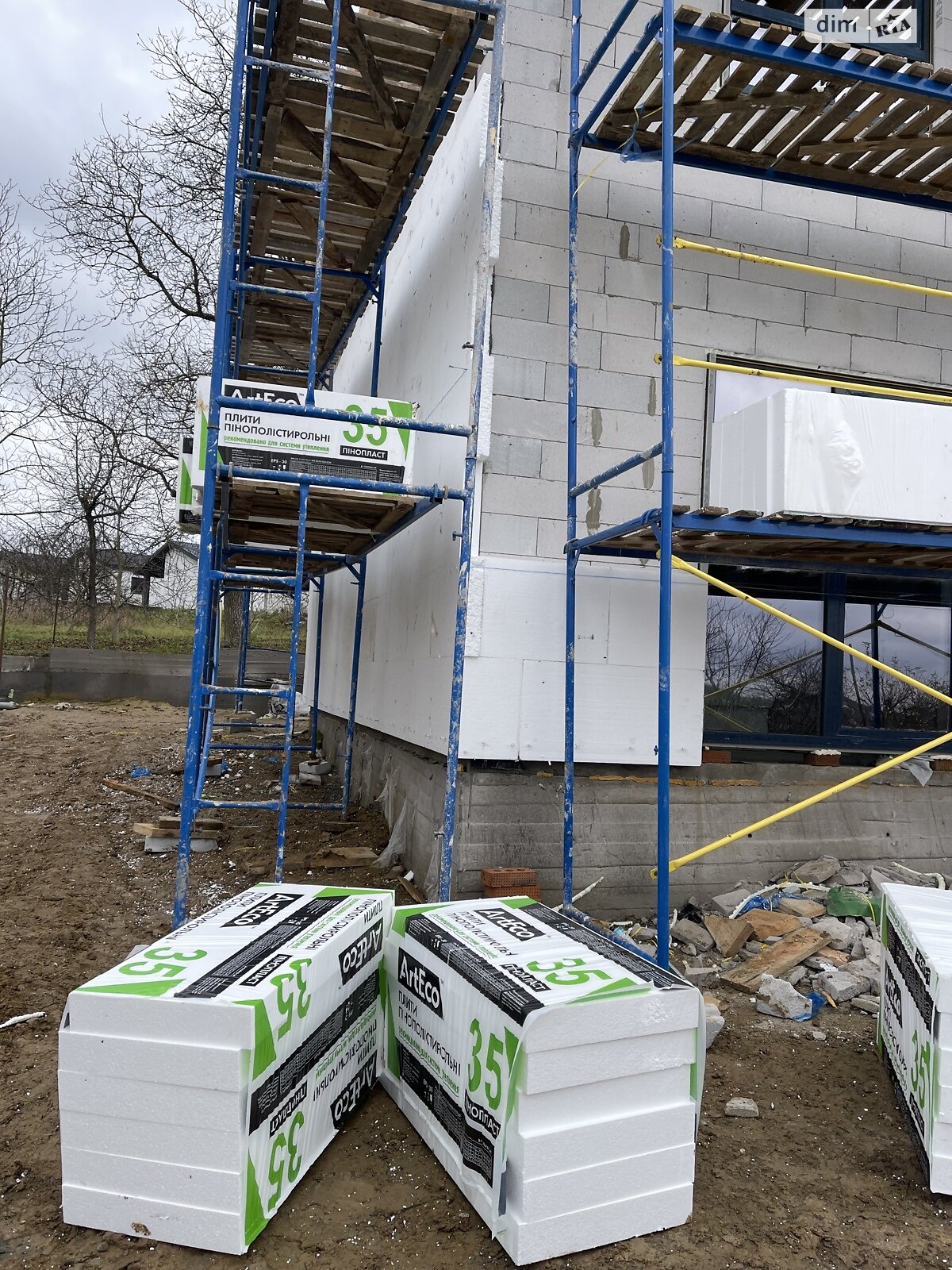 двухэтажный дом, 95 кв. м, газобетон. Продажа в Зарванцах фото 1