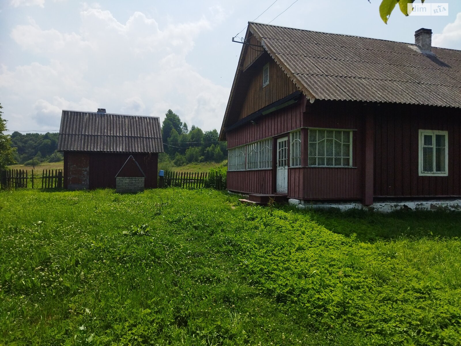одноэтажный дом с верандой, 74.6 кв. м, дерево и кирпич. Продажа в Завадке фото 1 одноэтажный дом с верандой, 74.6 кв. м, дерево и кирпич. Продажа в Завадке фото 1