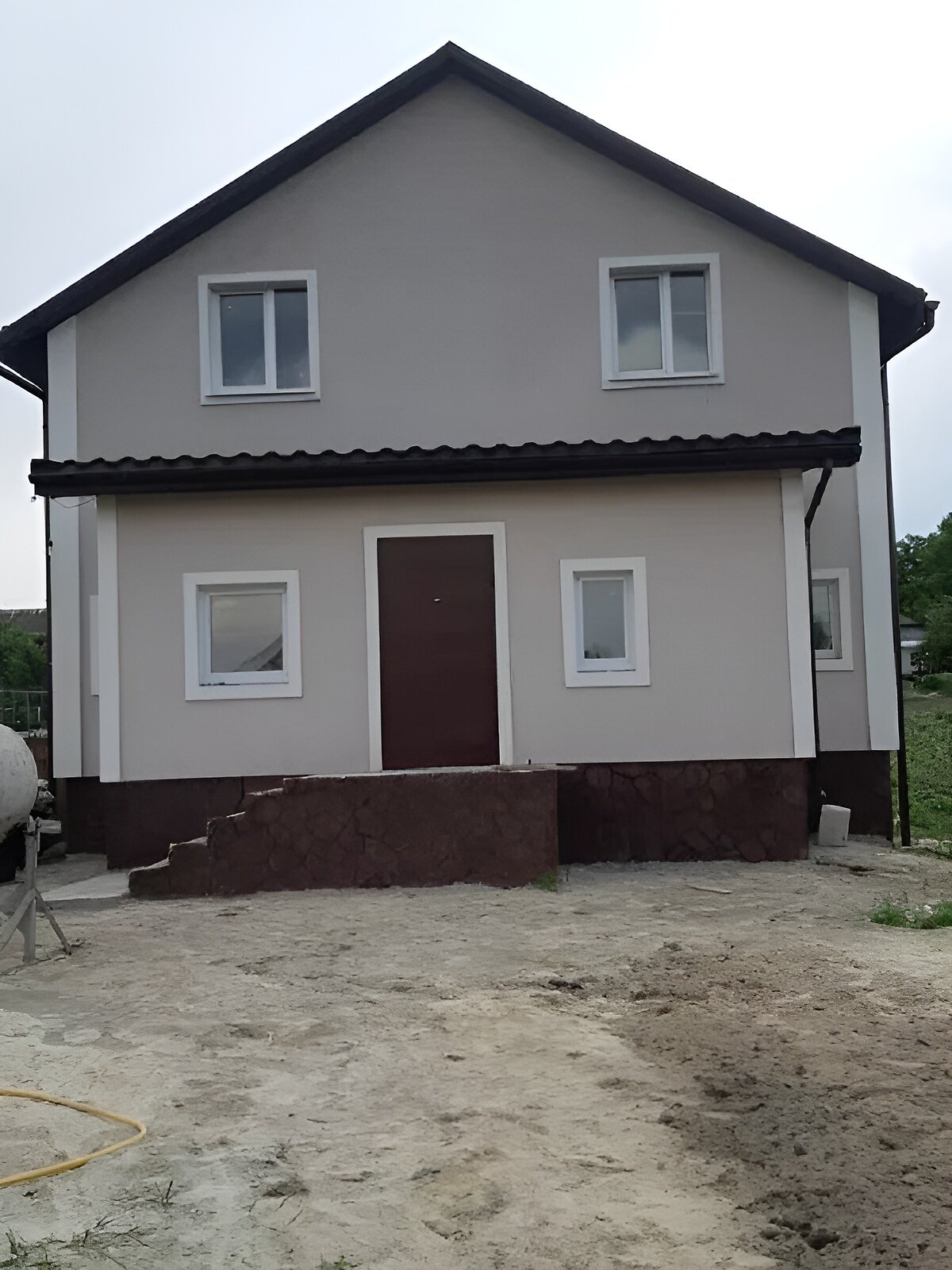 двоповерховий будинок з верандою, 150 кв. м, газобетон. Продаж у Зазим’ї фото 1 двоповерховий будинок з верандою, 150 кв. м, газобетон. Продаж у Зазим’ї фото 1