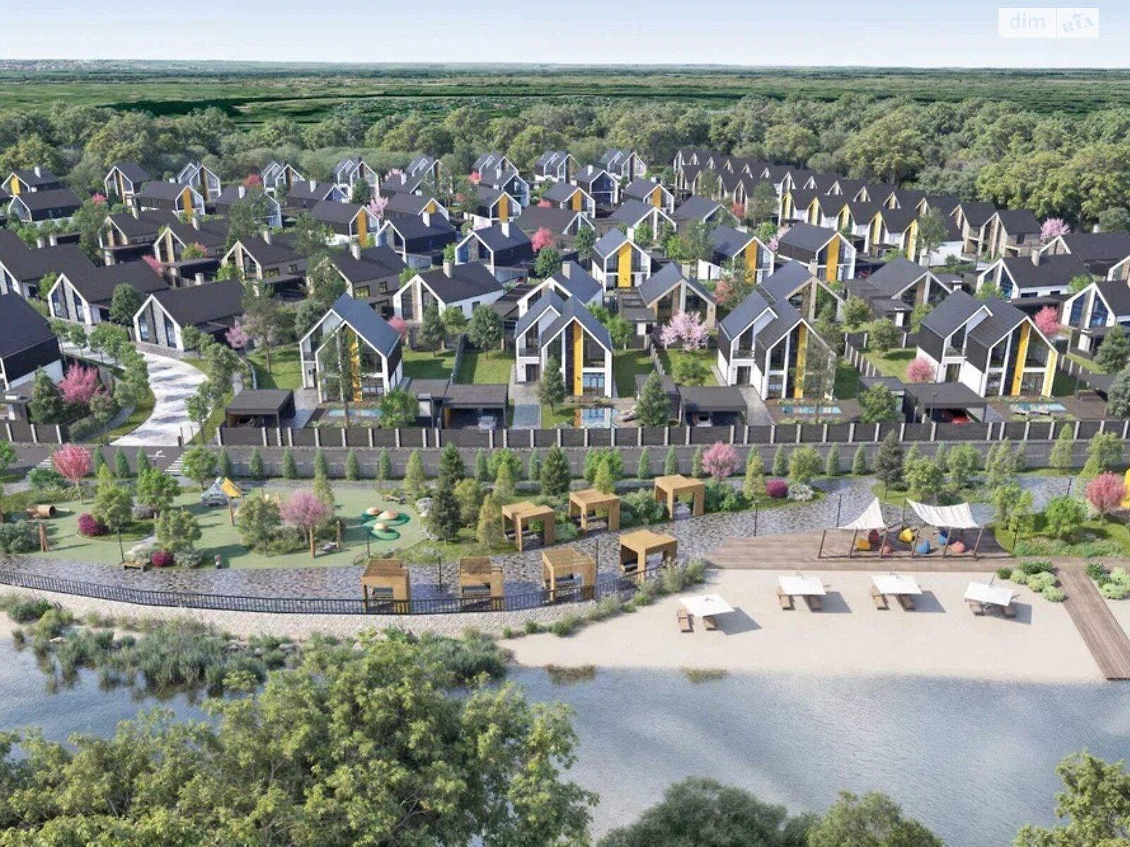 двухэтажный дом, 200 кв. м, кирпич. Продажа в Зазимье фото 1 двухэтажный дом, 200 кв. м, кирпич. Продажа в Зазимье фото 1